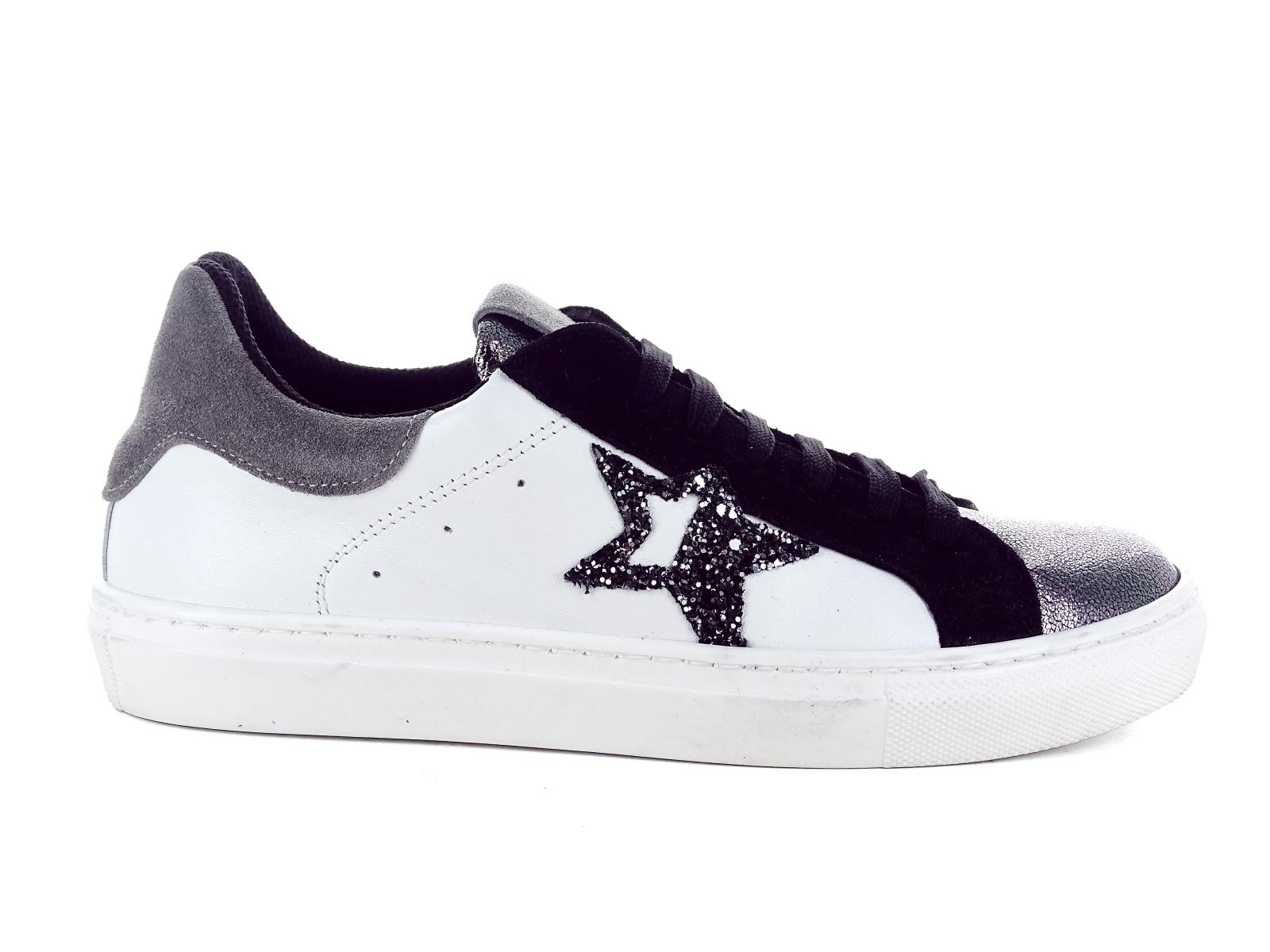 MADESERENA20BIS HERGESTELLTE IN ITALIEN DAMEN-LEDERSNEAKERS AUS/GUMMI